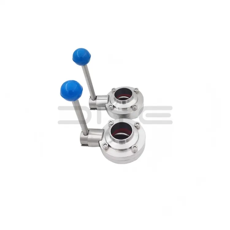 صمام فراشة اللحام الصحي